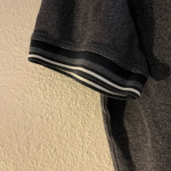 Nautica Men's Navy Blue Polo Shirt, Business Casual Collared Dress Shirt - Picture 7 of 9